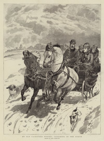 Un Invierno a la Antigua, paseos en trineo en el Norte de John Charlton